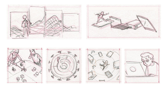 Education Week Sketches by Jori Bolton