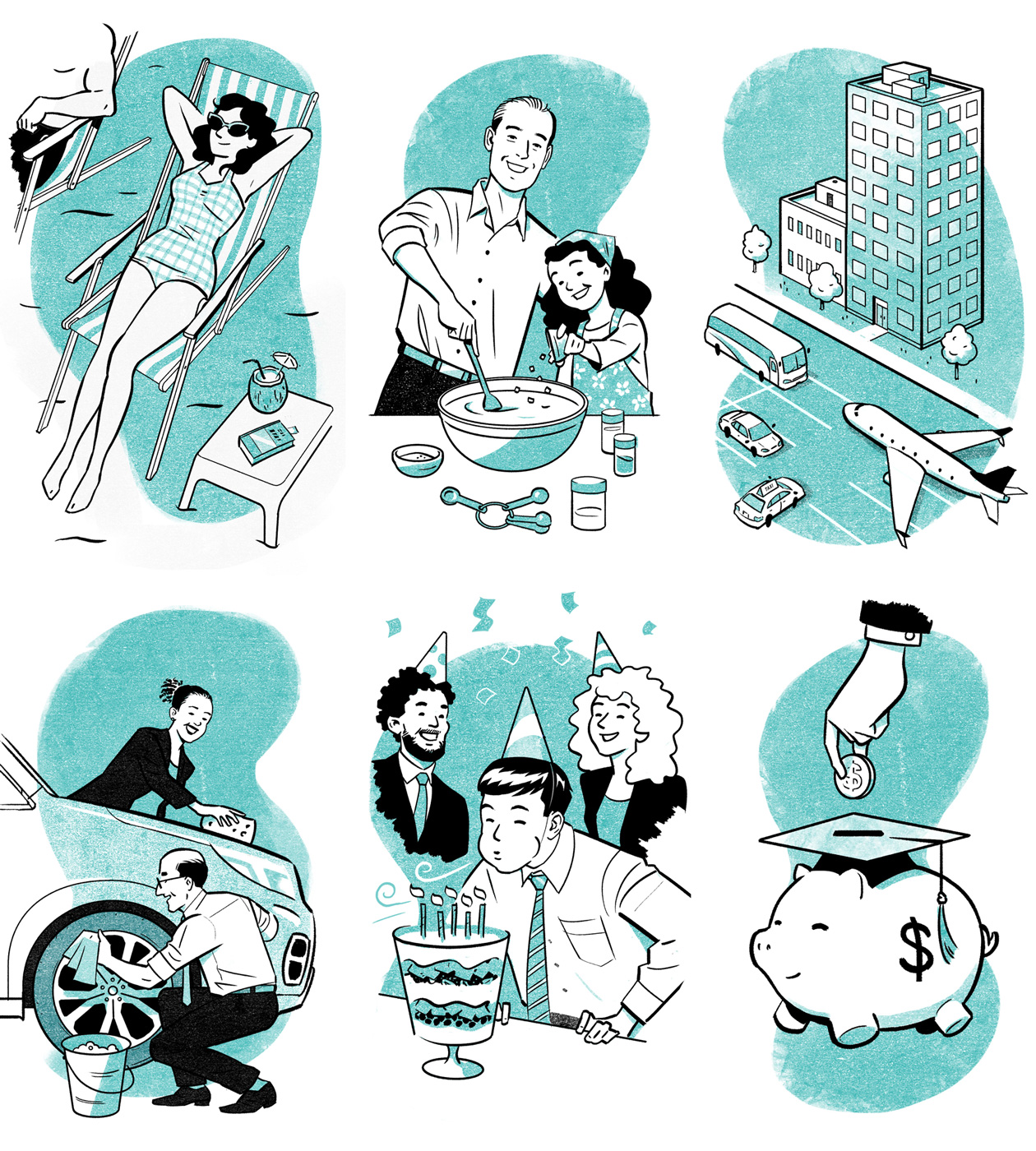 Illustration by Jori Bolton for The Boston Globe